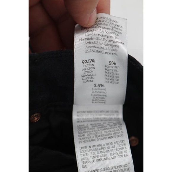 Mother jeans Women's 26 The Stunner Double Zip Ankle step fray not guilty black - Picture 14 of 15